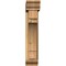 Ekena Millwork Merced Traditional Rough Sawn Bracket w/ Offset Brace, Western Red Cedar, 6"W x 22"D x 30"H BKT0604X22X30MRC01RWR - alternate 4